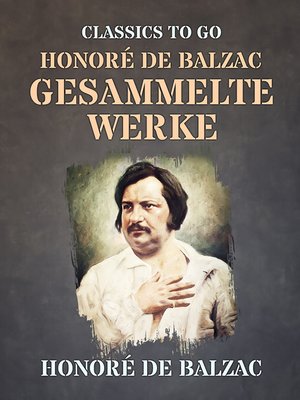 cover image of Honoré de Balzac  Gesammelte Werke